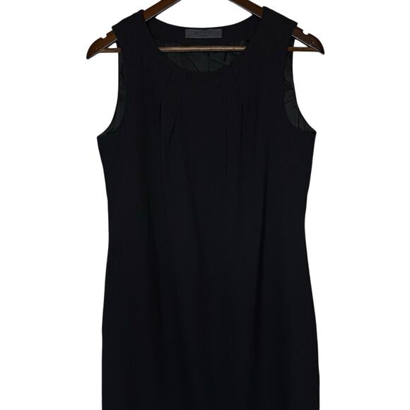 Etro Wool Silk Black Shift Dress Sleeveless size 44 / US Medium - Picture 2 of 6